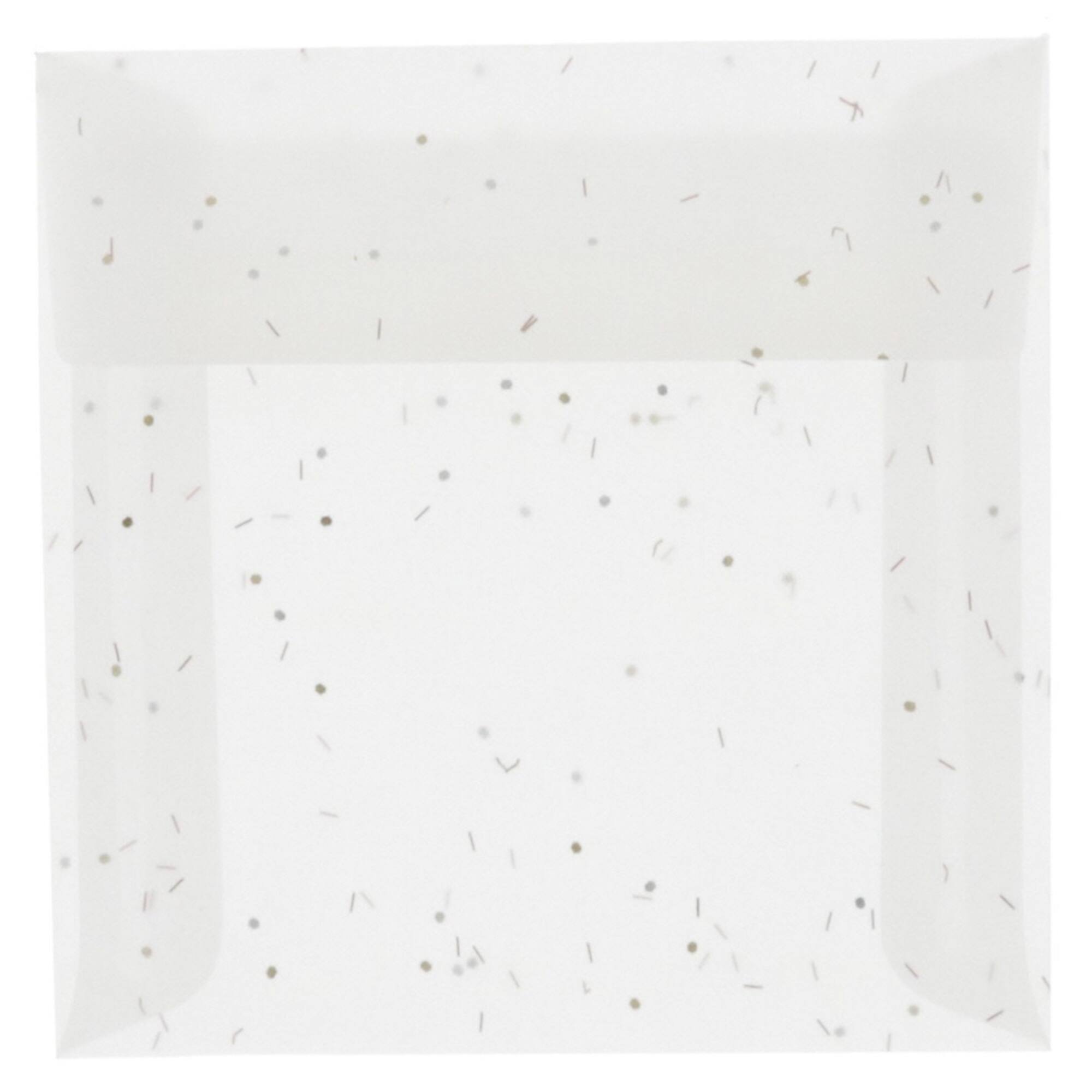 JAM Paper 6.5" x 6.5" Square Translucent Vellum Envelopes